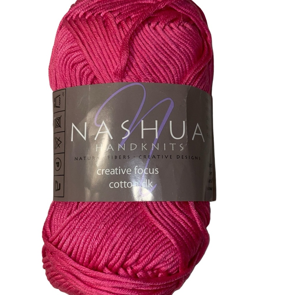 Nashua Handknits Creative Focus Cotton DK Yarn Mercerized Egyptian 770 Pink